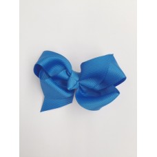 "Audrey" bow clip - Royal Blue